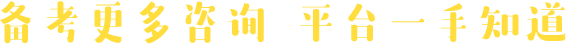 备考更多咨询 ,平台一手知道
